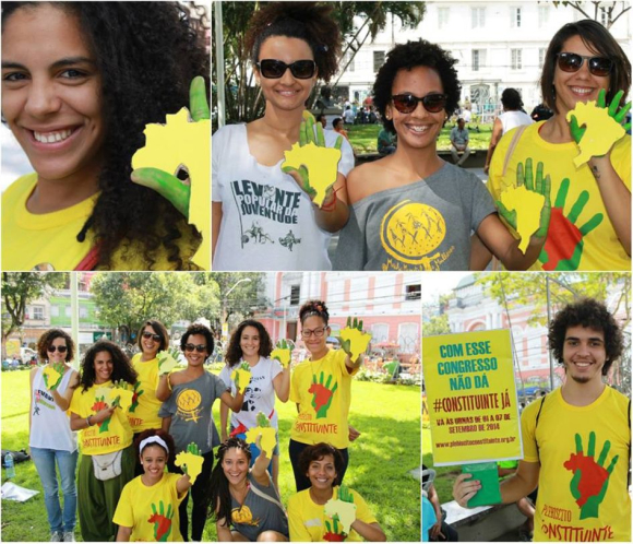 No Dia da Juventude, o Comitê Municipal de Salvador (BA) pela Constituinte realizou várias intervenções em prol do Dia Nacional de Lutas, entre elas, panfletos e batucada para mobilizar a população. 