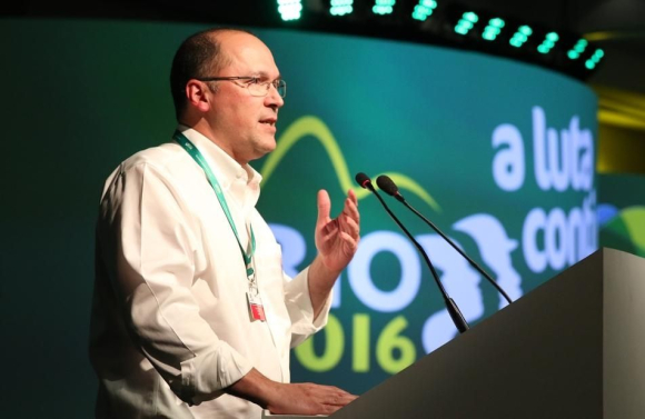 Sanches destacou papel da IndustriALL no combate ao trabalho precário no mundo / / Créditos: Adonis Guerra Sanches destacou papel da IndustriALL no combate ao trabalho precário no mundo