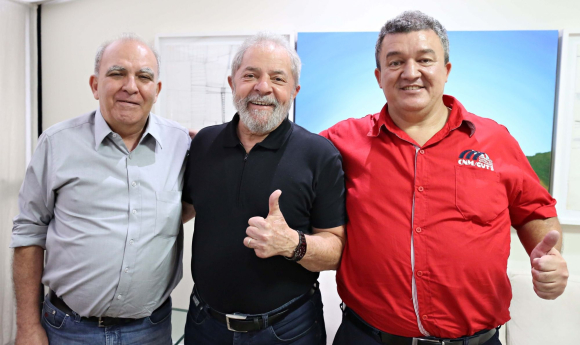 Miguel Torres, Lula e Paulo Cayres