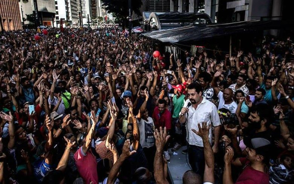 Ocupação do MTST na Paulista promoveu atividades culturais e políticas que contaram com a participação de milhares