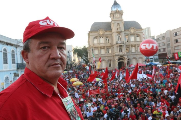 Paulo Cayres participou de ato em apoio a Lula 