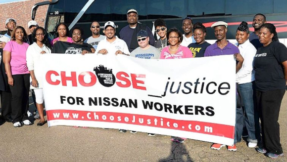 Trabalhadores da fábrica da Nissan nos EUA: direitos dos trabalhadores são direitos civis