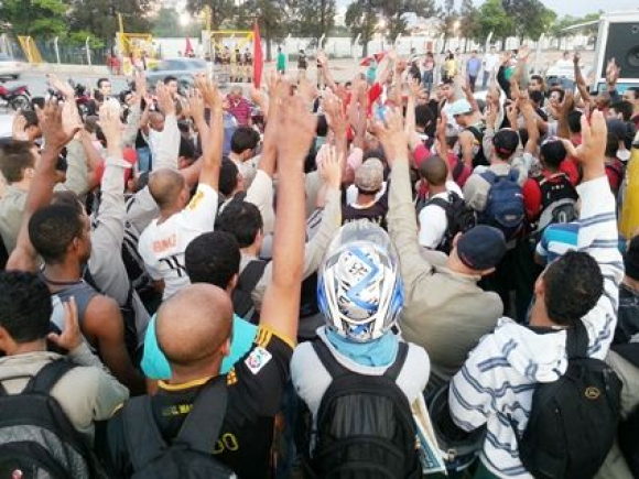 Manifestação na Stola teve intimidação policial