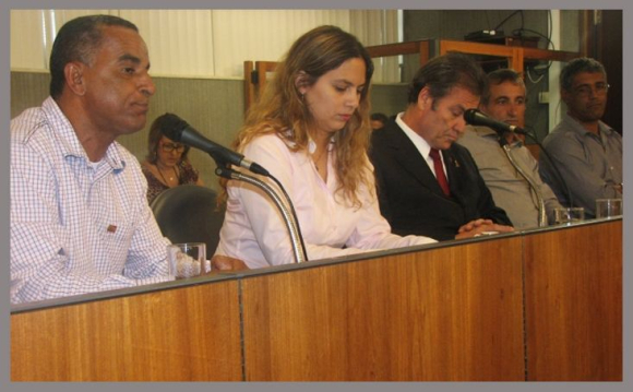 Sindicalistas na audiência pública na AL de Minas Gerais