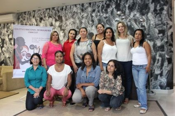 Participantes do Coletivo de Mulheres ao final do encontro