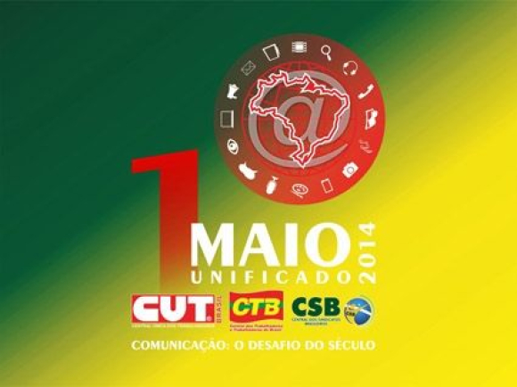 CUT e centrais sindicais realizam 1º de Maio Unificado em SP